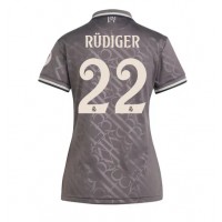 Dámy Fotbalový dres Real Madrid Antonio Rudiger #22 2024-25 Třetí Krátký Rukáv